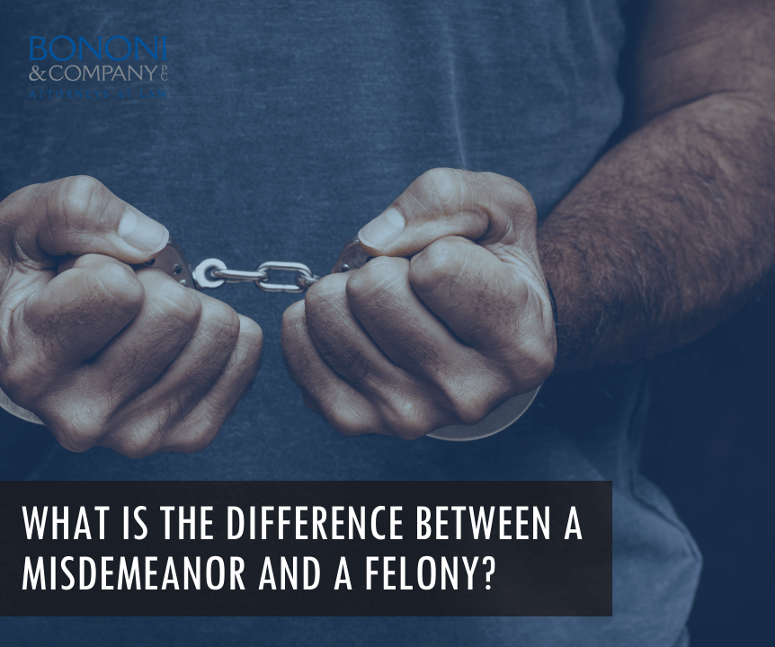 what is the difference between a misdemeanor and a felony