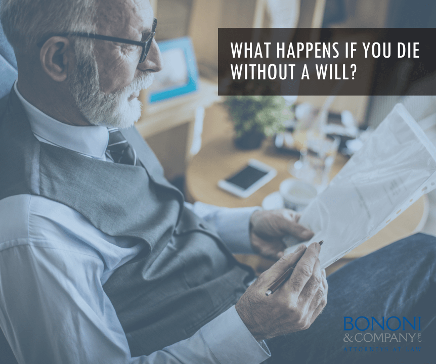 What happens if you die without a will?
