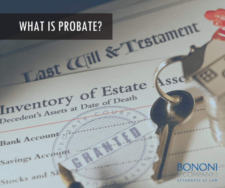 What Is Probate? - Bononi And Company PC