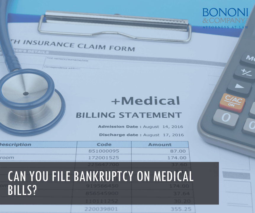 filing bankruptcy on medical bills