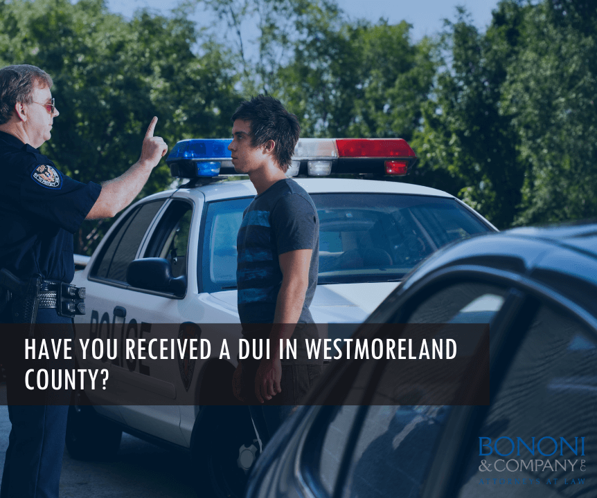 Westmoreland county DUI