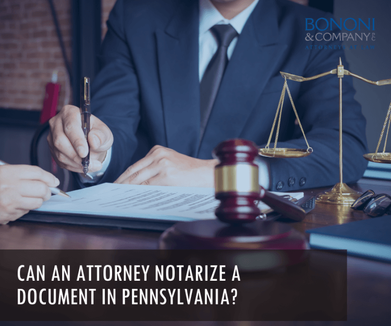 Can An Attorney Notarize A Document in Pennsylvania?
